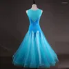 Stage Wear Custom Made Ballroom Standard Dance Dress Dames/vrouwelijke Tango Waltz Foxtrot Jurken Professional Dancing Desse DL2047