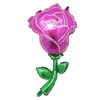 30 Inch Decoration Aluminum Foil Rose Flower Balloon Roses Shaped Wedding Birthday Balloon Bar Party Decor Flowers Balloons TH0779