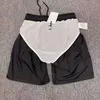 Shorts designer masculino shorts preto rótulo casual calça de moletom reta de praia 5/4 tamanho seco rápido m/l/xl/xxl/xxxls a 2xl tamanho