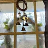 Dekorativa figurer Objekt Witch Bell Protection Door Handle Pendant Rattan Wind Chime Blessing Crystal Family Room Decoration Dekorativ