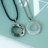 Colliers pendentiels Collier de couple Clicule Femelle Créative Bijoux Menon Retro Style Love Token Cadeau