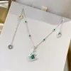 Buigari Diva Gem Series Designer Naszyjnik Kolczyki Biżuteria Zestaw Gems Sterling Srebrny najwyższa kontraktowa moda luksusowa rocznica prezent 003