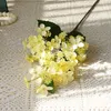 Fleurs Décoratives Belle Branche De Baies De Fruits D'hortensia Avec Des Feuilles Jardin Rose Décor De Chambre Fleur Artificielle Flores Déco Mariage Mariage