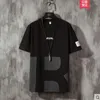 T-shirts pour hommes T-shirt à manches courtes Vêtements d'été pour hommes Tendance Lâche Coton Moitié 2023 Marée Marque Port Style