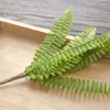 Dekorativa blommor högkvalitativa konstgjorda växter ormbunke simulering blad kreativ plast grönt hem sovrum bröllop år dekoration