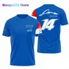 Wangcai01 Męskie koszulki Formuła 1 Racing Suit fani T-shirt F1 Team Odzież Półkoszczona koszulka T-shirt 0305H23