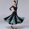 Stage Wear Ballroom Dress Standard Dance Rumba Spanish Clothing Flamenco Tango Costumes Sequins
