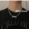 Choker chokers edgy stijl trend hiphop mode straat persoonlijkheid gotische letters donkere wind sleutelbeen ketting kettingen voor vrouwen geschenk