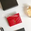 Titulares de tarjetas de diseñadores de alta calidad Fashion Fashion Men Men Luxury Carters Caviar Cuero con caja Y Tarjetas de crédito de doble cara Monedas 1314523