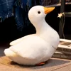 25cm Kawaii lebensechte Call Duck Plüschtier Realistische süße weiße Enten Stofftier Spielzeug Geschenke für Kinder Haustiere Simulation Ente Geschenke LA544