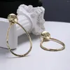 simple wire hoop earrings