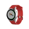 Correas de reloj, correas de reloj de 18MM, correa de silicona texturizada para Garmin Vivoactive 4S, pulsera deportiva suave, Color puro Multicolor