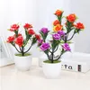 Decoratieve bloemen Creatieve mini kunstmatige bloem planten planten lotus bonsai bruiloft feest tuin huis hersturant tafel decor planten