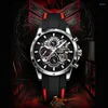 Zegarek na rękę Lige moda luksusowy mężczyzna zegarek silikonowy wodoodporny świecące autobusiness kwarcowy zegarek dla mężczyzn zwykłe sportowe zegary wojskowe