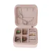 Torebki biżuterii Pudełko Przenośna organizator przechowywania Zipper Women Display Travel Case Y4QB