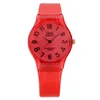 Montre-bracelets Fashion Round Quartz Arabe Digital Dignet Casual Chepping Watches Rubber Strap Clobe à la mode étanche.