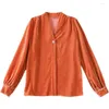 Blouses pour femmes Femme V-col