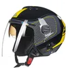 Capacetes de motocicleta Capacete de meia face de inverno para motocicletas de alto padrão, equipamento de proteção off-road masculino
