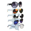Hooks 2pcs/set 5 capas gafas anteojos gafas de sol en el soporte de soporte de stand spanting de marco PVC 15.5 31 cm