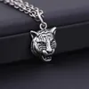 20% de desconto em 2023 novas jóias de moda de alta qualidade de luxo para a família Sterling Silver Silver Colar Temperament Wolf King Totem Tiger Gift Zodiac Sign