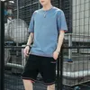 Spares de canciones para hombres Nice Men Summer Camisetas de manga corta Tops de cadera Traje Sets Sportswear Sets Clothing