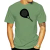 Camisetas masculinas Padel Sport Hobby Logo Athlete Club Mens Size S Tamanho S - 3xl DIY Tee