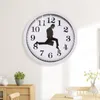 Wall Clocks Clock British Comedy Inspired Ministry Of Silly Walk Home Decor Novelty Watch Funny Walking Silent Mute