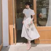 Ethnic Clothing Women Elegant Stand Collar Qipao A-Line Wedding Dresses 2023 Vestido De Novia Bridal Short Sleeve White Lace Gown