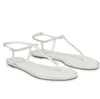 Marca de verão Morgana Sandals Sandals Sapatos Lady Crystal Thong Cristal Strappy Flip Flip