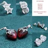 60% OFF 2023 Nouveaux bijoux de mode de haute qualité de luxe pour double fruit fraise chaton en forme d'étoile à cinq branches sans peur sculpté belles boucles d'oreilles