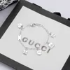 20% de descuento 2023 Nueva joyería de moda de lujo de alta calidad para la misma pulsera de plata tailandesa doble Estrella Amor mariposa joyería recta