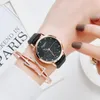 Montres-bracelets femmes montres montre de mode Simple bracelet en cuir décontracté Sport horloge robe Relogio Mujer livraison directe montres-bracelets Will22
