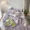 Bedding Sets Fashion And Comfortable Princess Bed Three-piece Fairy Quilt Cover Dormitory Boutique