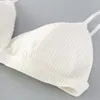 Bustini Corsetti 1 PZ Bralette stile francese Reggiseno a V profondo senza soluzione di continuità Confortevole biancheria intima senza fili Lingerie sexy Reggiseni push up morbidi per le donne