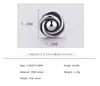 Stud Earrings Fashion Retro Style 925 Sterling Silver For Women Ladies Black Rose Flower S925 Earring Jewelry Accessories