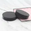 Opslagflessen 20 stks 59 mm lege cosmetische oogschaduw geperste poedercontainer fijne borstel DIY Mat Black Highlither Mirror Compact