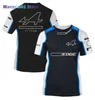 Wangcai01 Męskie koszulki Formuła 1 Racing Suit fani T-shirt F1 Team Odzież Półkoszczona koszulka T-shirt 0305H23