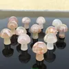 Decoratieve beeldjes Objecten Kwarts Sakura Agaat Mushroom Crystal Handgepolijste Reiki-genezing