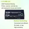 Commutateur USB KVM HDMI2.0b 2 et 1 4K60Hz HDCP2.3 HDMI 2X1