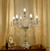 Lampes de table modernes pour chambre à coucher lecture de chevet chandelier en verre nordique lampes de bureau en cristal debout salon contemporain