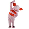 Maskot bebek kostüm domuz domuz maskot kostüm arkadaş partisi fantezi elbise cadılar bayramı doğum günü partisi kıyafeti yetişkin boyutu maskot kostüm242c