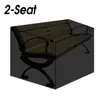 Shade 2/3/4 Seat Black Outdoor Bench Dustproof Cover Waterproof Breathable Garden Multiple Specifications Available