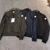 Designer-Herrenjacke mit besticktem Abzeichen, lockere, lässige Baseballjacke mit Rundhalsausschnitt, leichte, winddichte Jacke mit Stehkragen, Motorradjacke