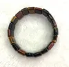 Strand 11 15 7mm Genuine Natural Red Yellow Blue Tiger Eye Gems Crystal Beads Bracelet