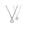 Sterling Silver Classic Interlocking Fried Dough Twists Patroon gedragen geliefden ketting sleutelbeen ketting Luxe ornament