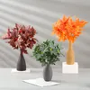 Flores decorativas de 5 cabeças 3d Azalea imitação