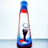 21 cm high horn glass silicone water pipe