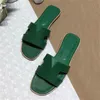 Designer Hommes Femme Pantoufles Sandales Chaussures Imprimer Slide Summer Wide Flat Sandal Slipper