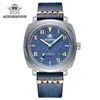 손목 시계 Addiesdive Luxury Men 's Watch Diving 기계식 발광 사파이어 유리 스테인레스 스틸 NH35A 자동 시계