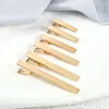 30Pcs/Set Gold Silver Color Hair Clip Basic Shiny Metal Alligator Hairpins DIY Hair Accessories For Women Girl Hairdressing Tool